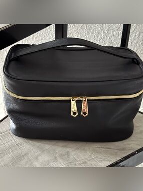 Trina Turk Black Cosmetic Travel Bag